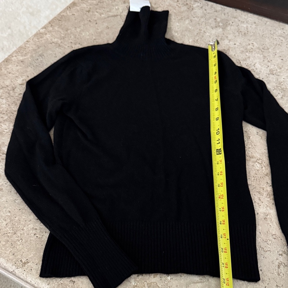 Hayden Classic Black Turtleneck Sweater